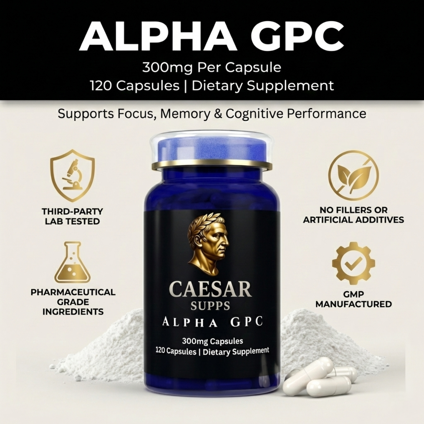 Alpha GPC 300mg Capsules