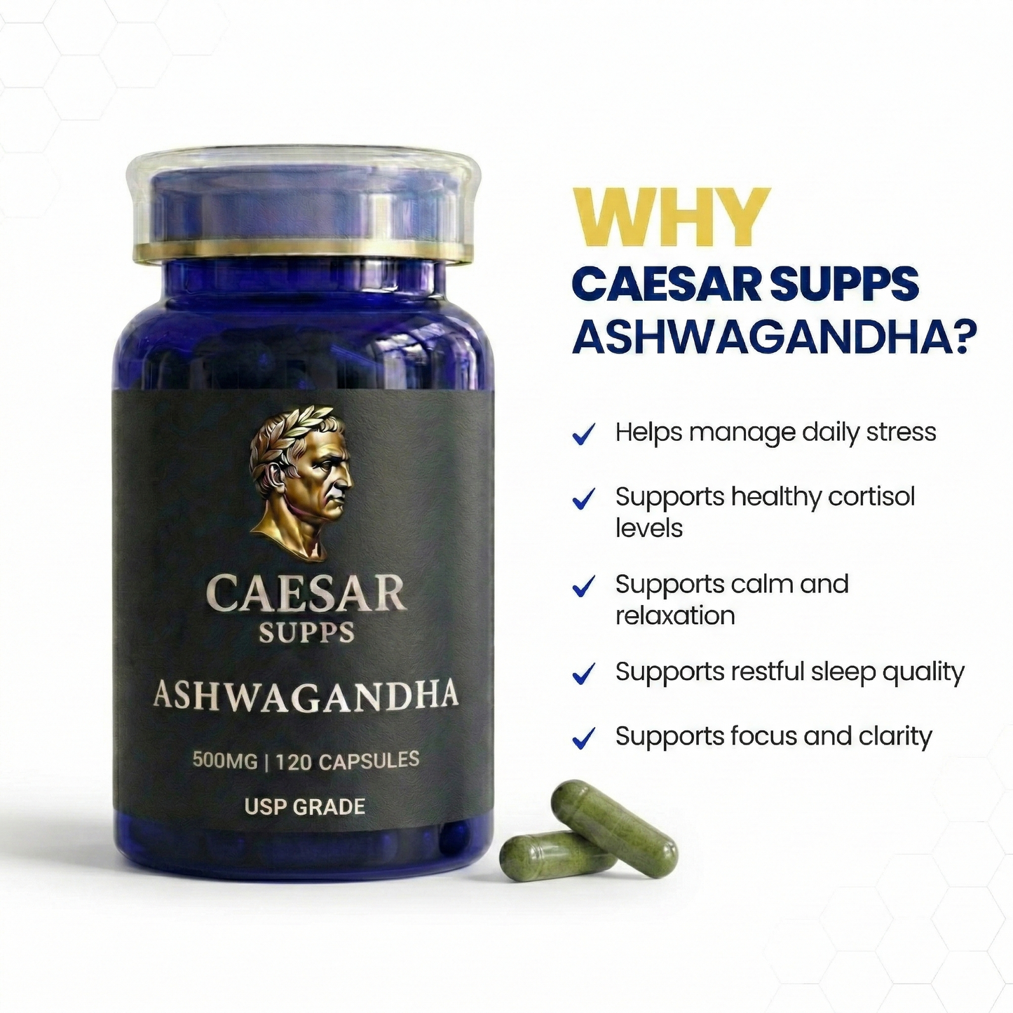 Ashwagandha 500mg Capsules