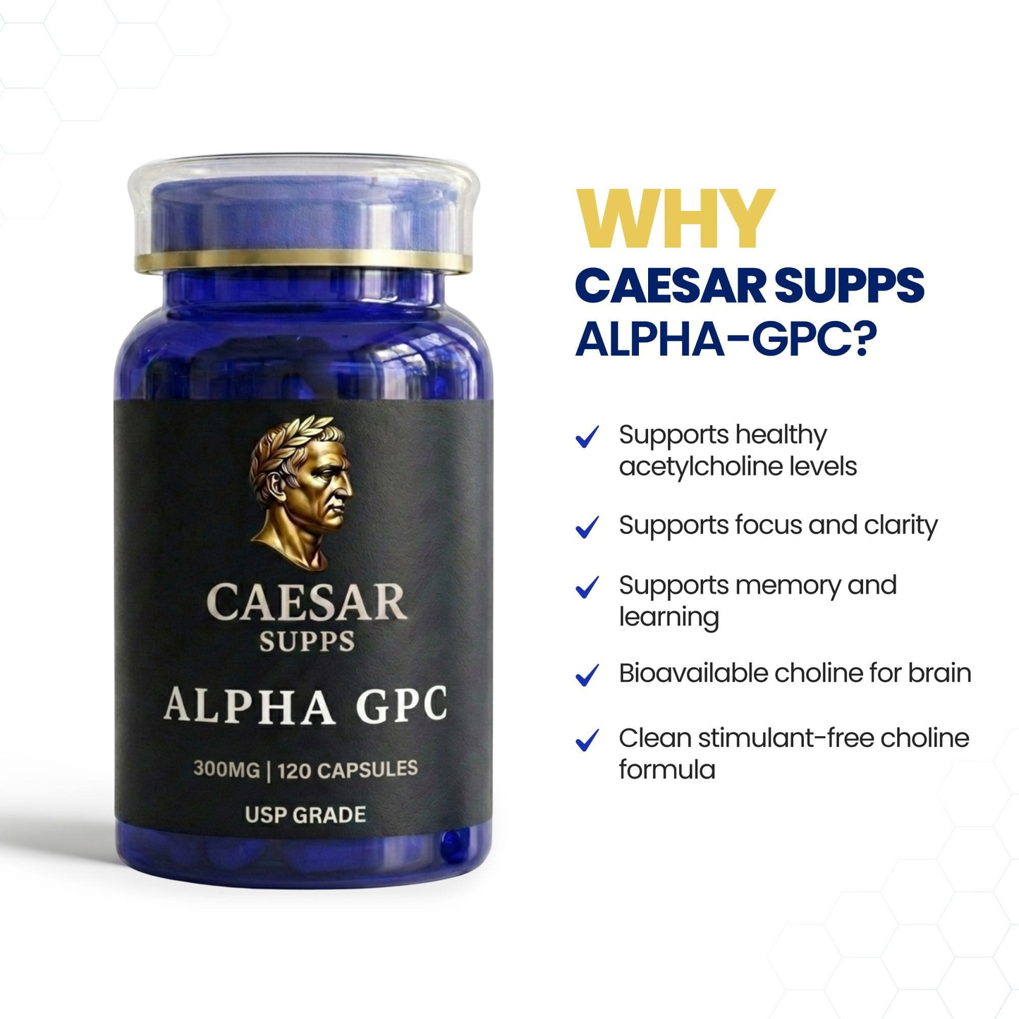 Alpha GPC 300mg Capsules